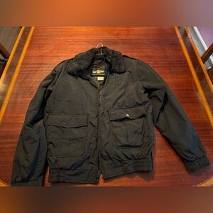 Women’s Black Fur Winter Hoodie Security Jacket